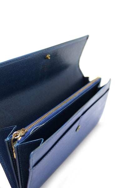 Louis Vuitton Blue Epi Leather Sarah Long Wallet