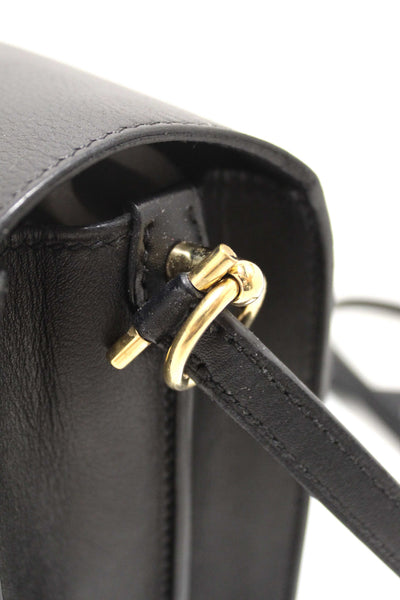 Hermes Black Evercolor Calfskin Leather Roulis Mini Bag