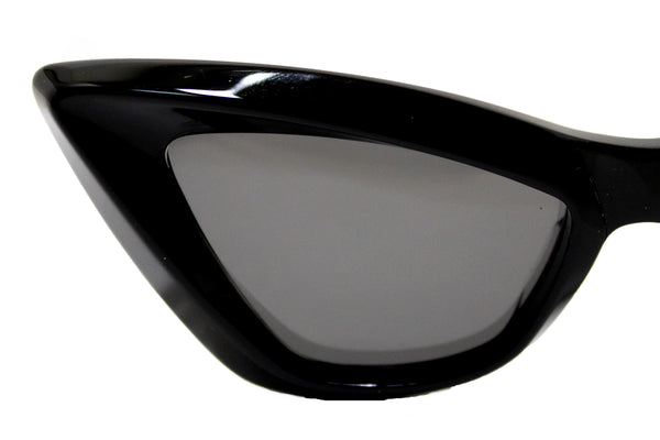 Bottega Veneta Black Sculptured Cat Eye Sunglasses BV1101S