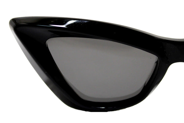 Bottega Veneta Black Sculptured Cat Eye Sunglasses BV1101S