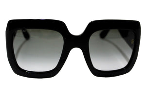 Gucci Black Oversized Square Frame Sunglasses GG0053S