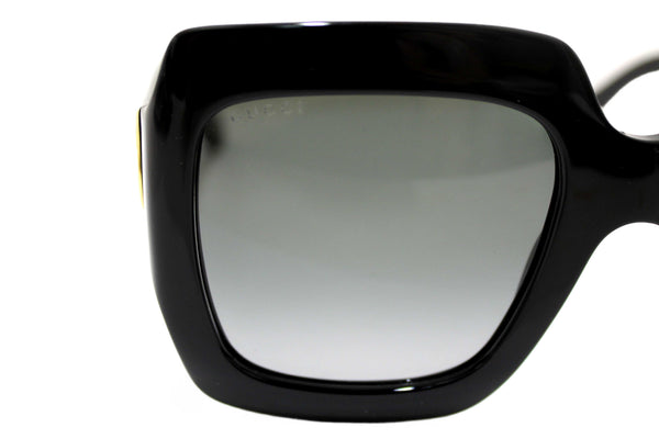 Gucci Black Oversized Square Frame Sunglasses GG0053S