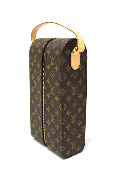 NEW Louis Vuitton Monogram Wine Carrier Bottle Case Golf Cup GOLF CUP 2001 HAWAII