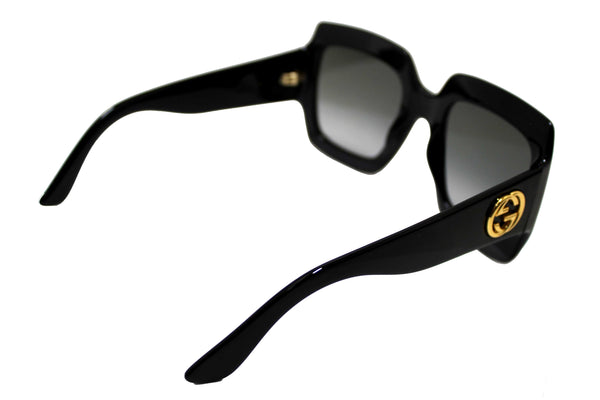 Gucci Black Oversized Square Frame Sunglasses GG0053S