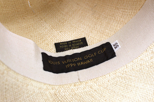 LOUIS VUITTON Louis Vuitton Vintage Golf Cup 1999 Hawaii Beige Straw P | Italystation.com - Shop Now at italystation.com