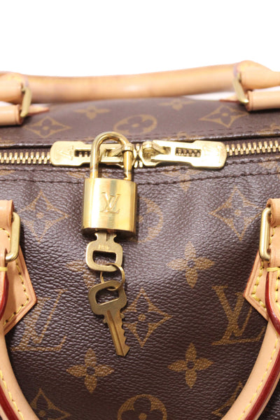 Louis Vuitton Classic Monogram Speedy Bandoulière 30 Bag