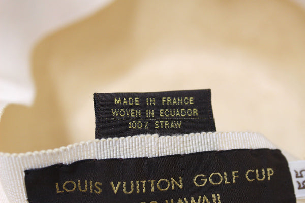 LOUIS VUITTON Louis Vuitton Vintage Golf Cup 1999 Hawaii Beige Straw P | Italystation.com - Shop Now at italystation.com