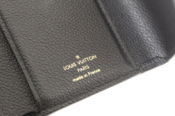 Louis Vuitton Black Monogram Empreinte Leather Victorine Wallet