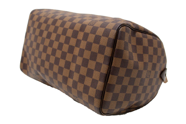 Authentic Louis Vuitton Damier Ebene Canvas Speedy 30 Handbag