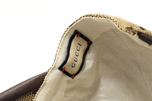 Gucci Canvas Jumbo GG Baseball Hat Size S