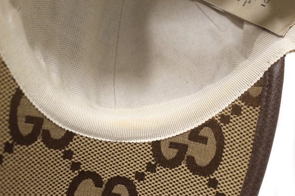 Gucci Canvas Jumbo GG Baseball Hat Size S