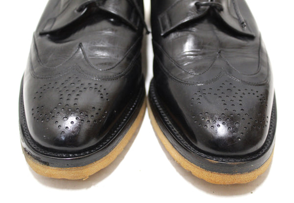 Gucci Men's Black Lace Brogue Dress Shoes size 7