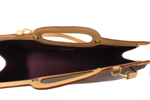 Louis Vuitton Purple Monogram Vernis Leather Roxbury Drive Bag