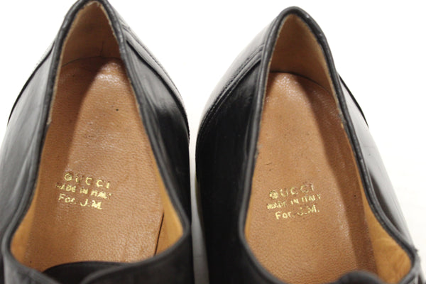 Gucci Men's Black Lace Brogue Dress Shoes size 7