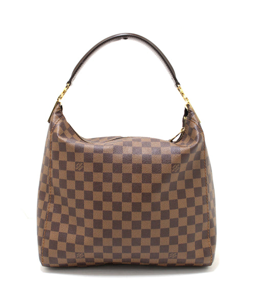 Louis Vuitton Damier Ebene Portebello PM Shoulder Bag