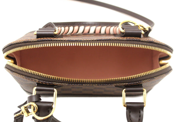 Louis Vuitton Damier Ebene Braided Alma BB Handbag
