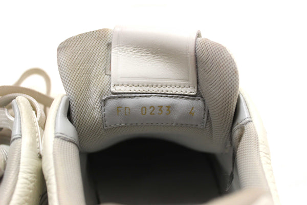 Louis Vuitton White Calfskin Mens LV Trainer Sneakers 38