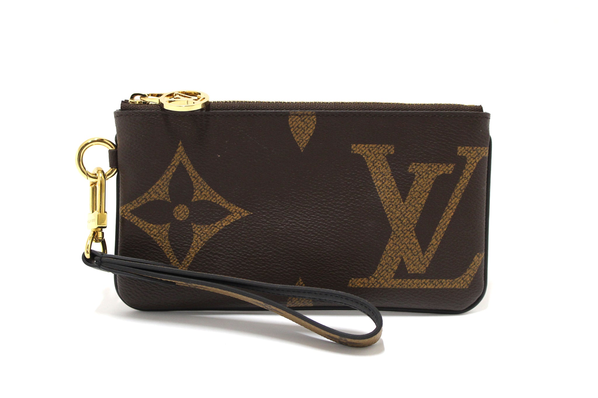 Louis Vuitton Giant Monogram Reverse Trio Rectangle Wristlet Pouch