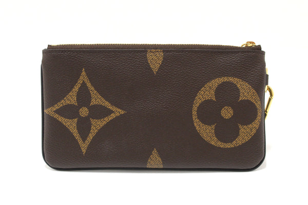 Louis Vuitton Giant Monogram Reverse Trio Rectangle Wristlet Pouch