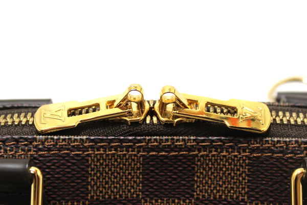 Louis Vuitton Damier Ebene Braided Alma BB Handbag