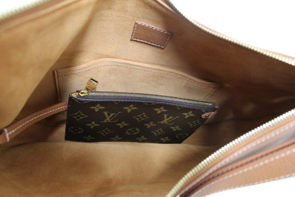 Louis Vuitton Brown Leather Lowkey Cookie MM Hobo Bag