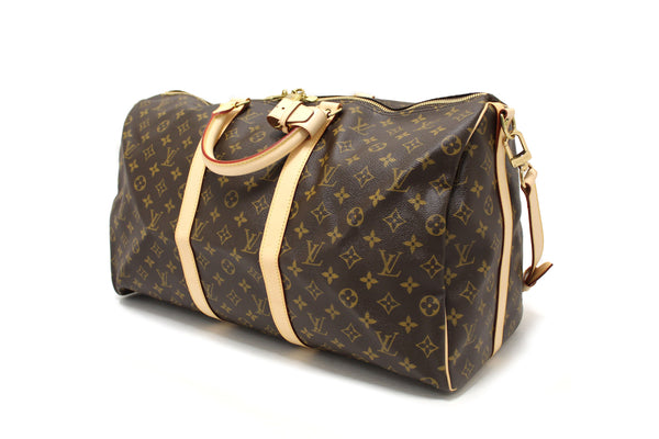 NEW Louis Vuitton Classic Monogram Keepall 50 Travel Bag