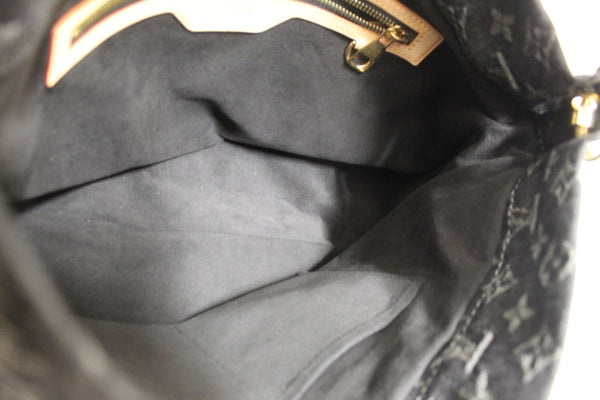 Louis Vuitton Black Monogram Denim Denim Daily PM Hobo Shoulder Bag