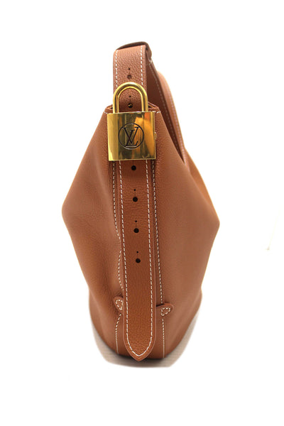 Louis Vuitton Brown Leather Lowkey Cookie MM Hobo Bag