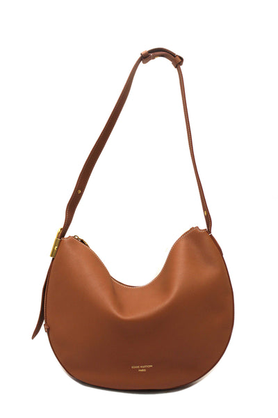 Louis Vuitton Brown Leather Lowkey Cookie MM Hobo Bag