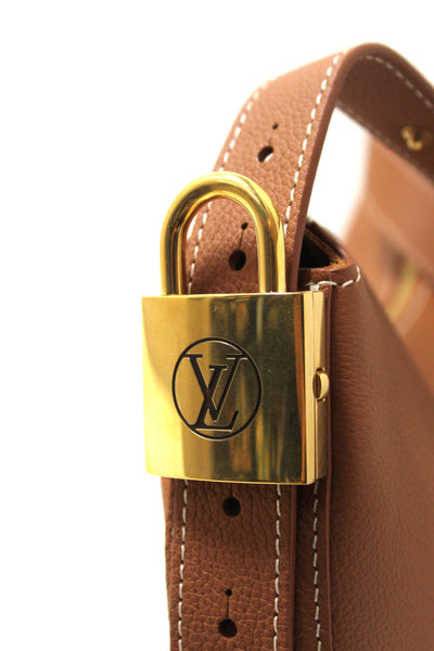 Louis Vuitton Brown Leather Lowkey Cookie MM Hobo Bag
