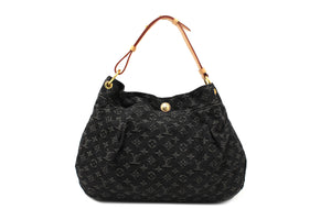Louis Vuitton Black Monogram Denim Denim Daily PM Hobo Shoulder Bag