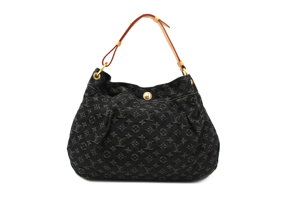 Louis Vuitton Black Monogram Denim Denim Daily PM Hobo Shoulder Bag