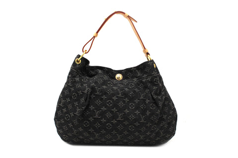 Louis Vuitton Black Monogram Denim Denim Daily PM Hobo Shoulder Bag