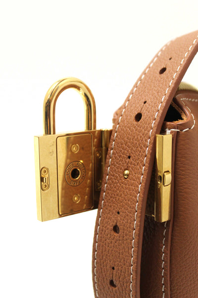 Louis Vuitton Brown Leather Lowkey Cookie MM Hobo Bag