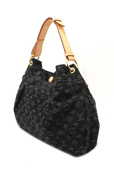Louis Vuitton Black Monogram Denim Denim Daily PM Hobo Shoulder Bag