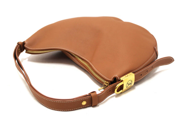 Louis Vuitton Brown Leather Lowkey Cookie MM Hobo Bag