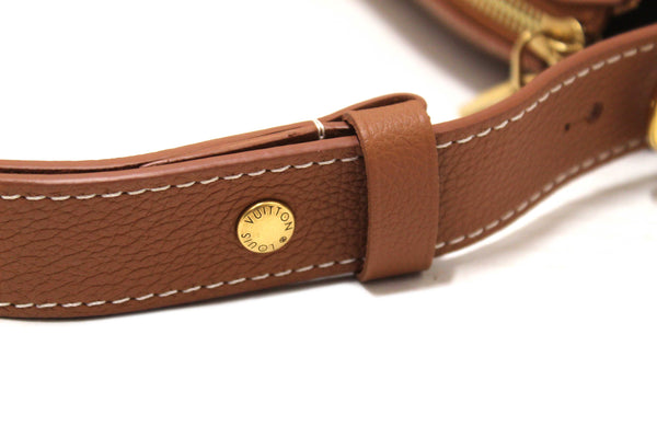 Louis Vuitton Brown Leather Lowkey Cookie MM Hobo Bag