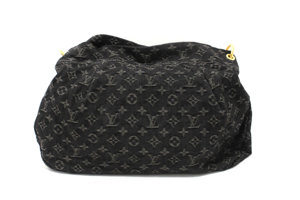 Louis Vuitton Black Monogram Denim Denim Daily PM Hobo Shoulder Bag