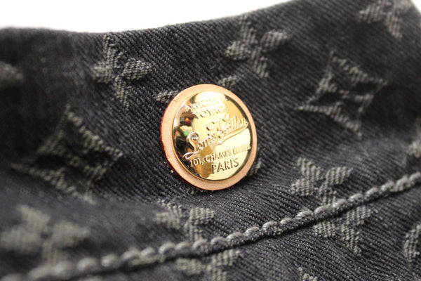 Louis Vuitton Black Monogram Denim Denim Daily PM Hobo Shoulder Bag