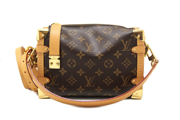 Louis Vuitton Classic Monogram Side Trunk MM Handbag and Crossbody