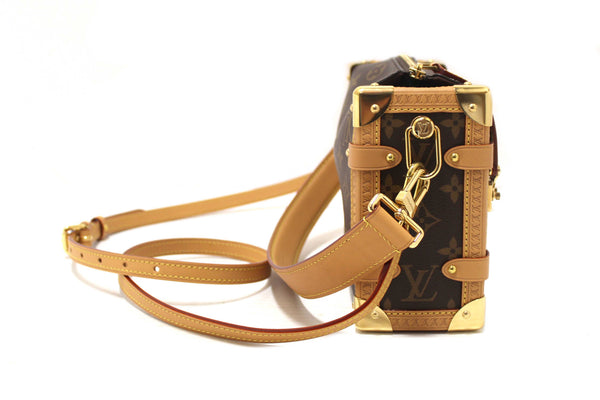 Louis Vuitton Classic Monogram Side Trunk MM Handbag and Crossbody