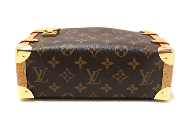 Louis Vuitton Classic Monogram Side Trunk MM Handbag and Crossbody
