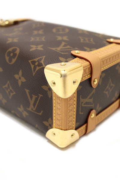 Louis Vuitton Classic Monogram Side Trunk MM Handbag and Crossbody
