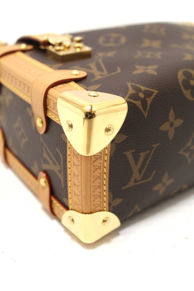 Louis Vuitton Classic Monogram Side Trunk MM Handbag and Crossbody