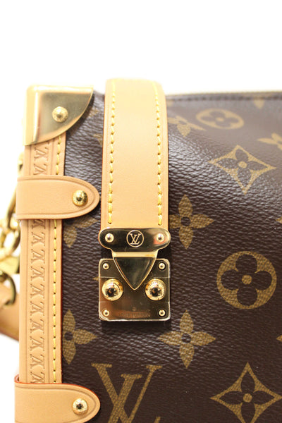 Louis Vuitton Classic Monogram Side Trunk MM Handbag and Crossbody