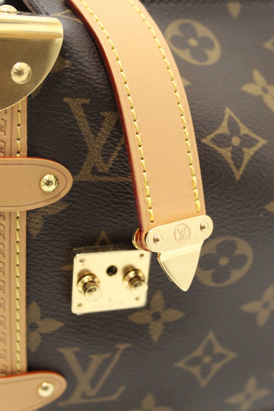 Louis Vuitton Classic Monogram Side Trunk MM Handbag and Crossbody