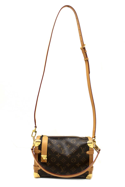Louis Vuitton Classic Monogram Side Trunk MM Handbag and Crossbody