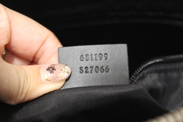 Gucci Black Techno Canvas Web Messenger Bag
