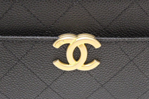Chanel Black Quilted Caviar Leather Chic Affinity Waist bag
