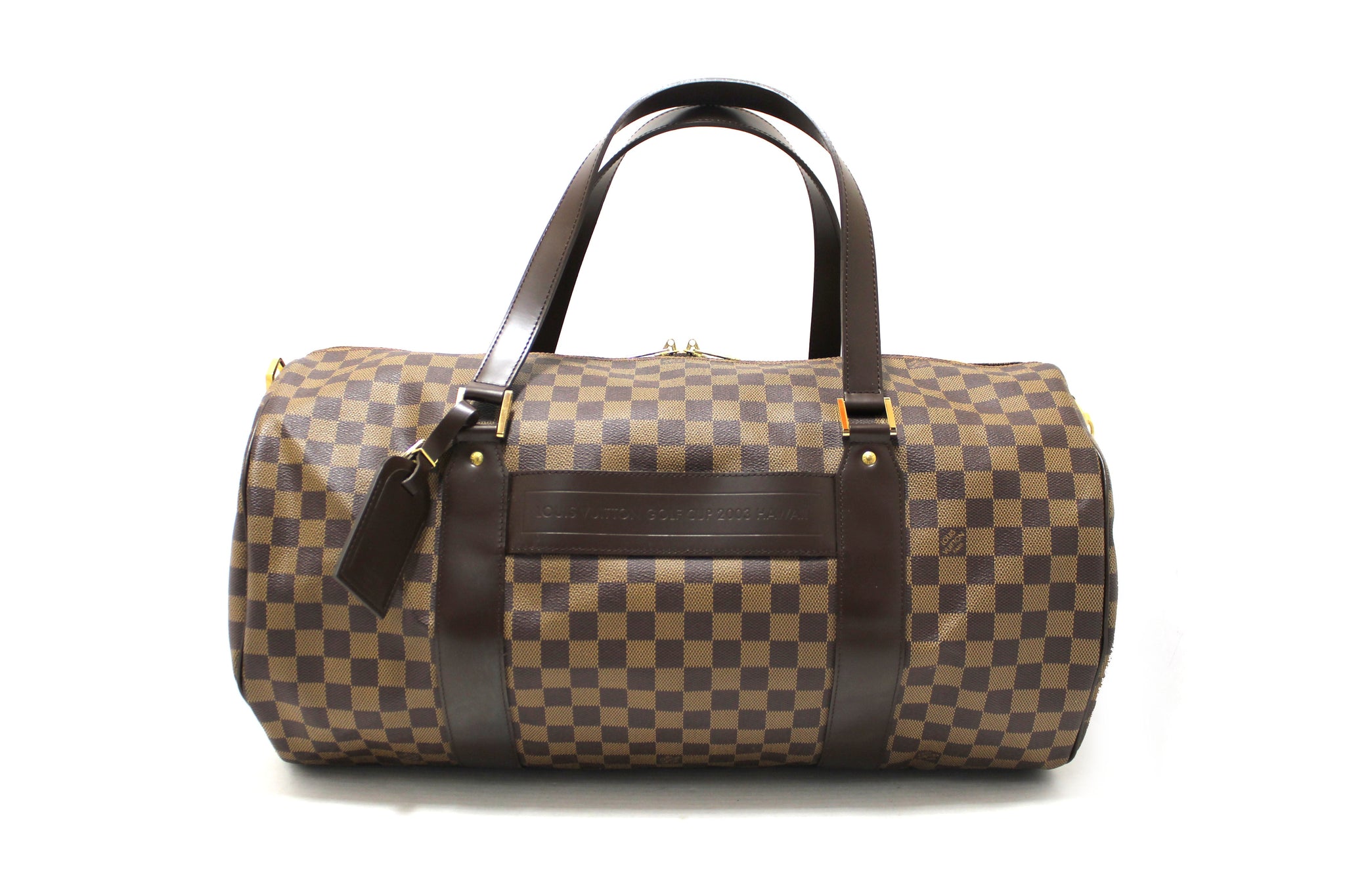 NEW Louis Vuitton Limited Edition Damier Ebene Golf Cup 2003 Hawaii Sac Polochon Duffle Bag